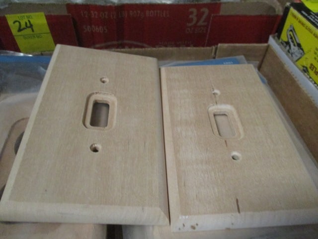 Collection of New Old Stock Wood Wall Plates - 4