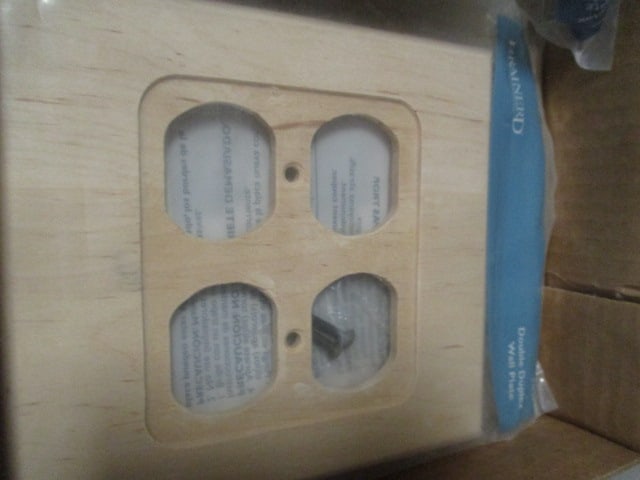 Collection of New Old Stock Wood Wall Plates - 6