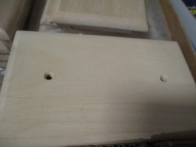 Collection of New Old Stock Wood Wall Plates - 7