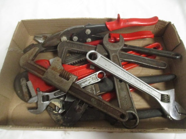 Lot of Wrenches and Pliers: see pictures and preview for selection and condition