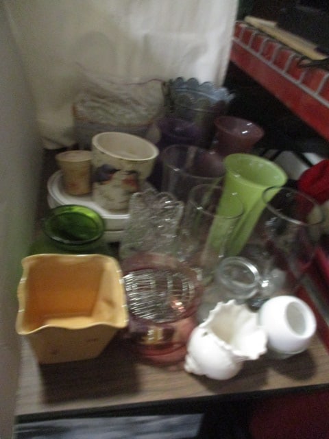 Lot of Vases and Flower Pots: see pictures and preview for selection and condition