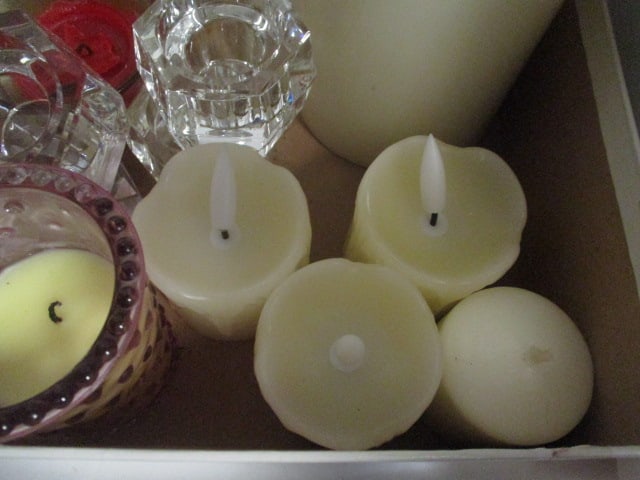 Candle Lot - Candle Holders, Candles, Flameless Candles, etc. - 3