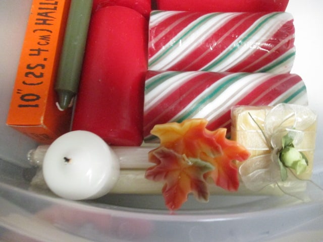 Candle Lot - Candle Holders, Candles, Flameless Candles, etc. - 7