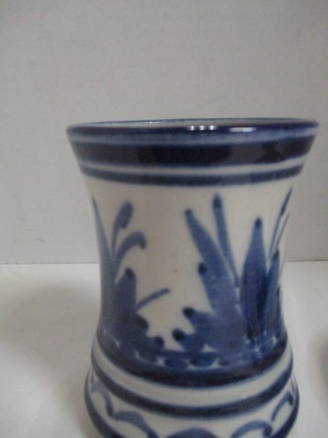 Louisville Pottery Souvenir Dish, Signed Studio Pottery Butter Tray and Tumbler - 4