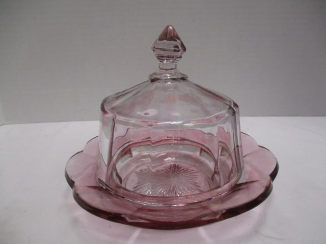 Amethyst Flash Iridescent Butter Dish (1 of 6)
