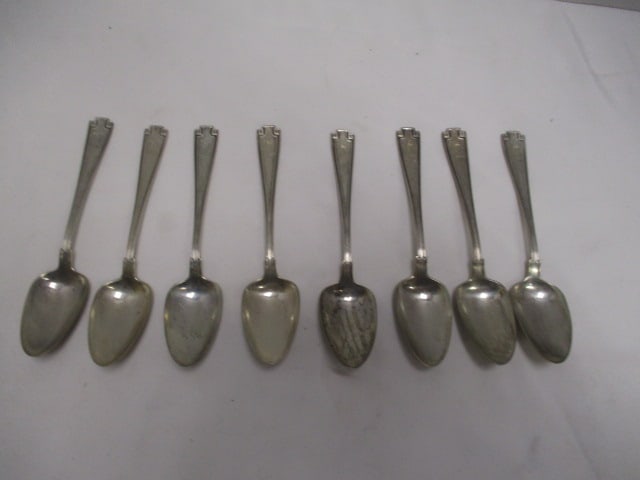 Eight English Sterling Silver Spoons (1 of 6)