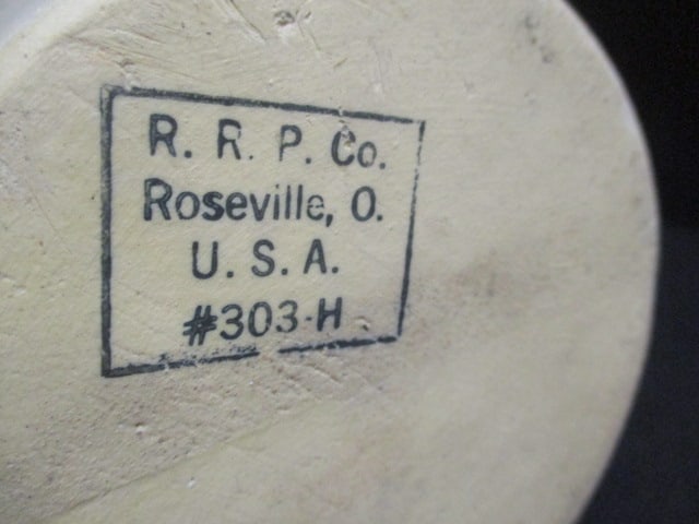 Robinson Ransbottom Pottery Co. of Roseville, Ohio Blue Stripe Stoneware Pitcher Cups - 5