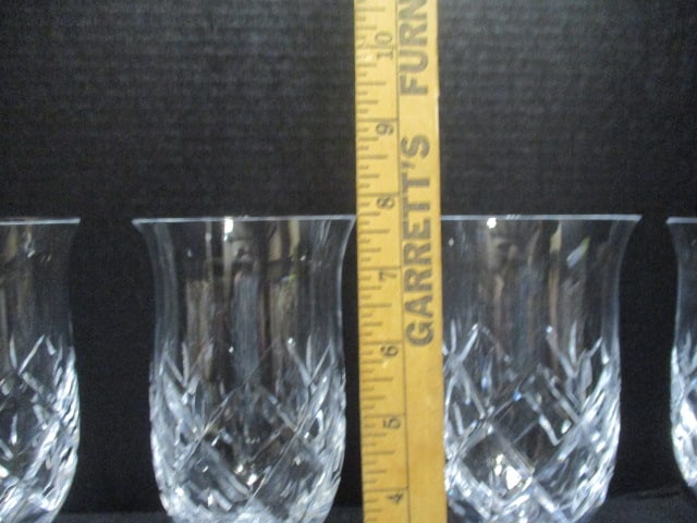 Five Crystal Goblets - 9