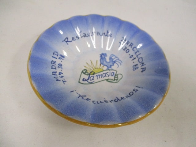 Italian Pottery Serving Bowls, Plates, Cup and Tray - 17