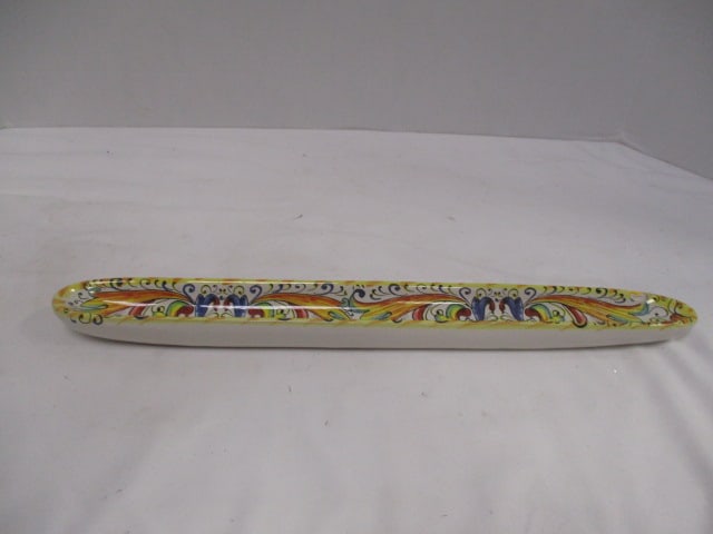 Italian Pottery Serving Bowls, Plates, Cup and Tray - 20
