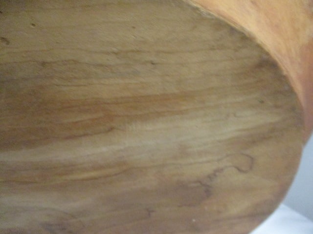 Large G.R. Hyder Signed and Dated Hand Hewn Wood Bowl - 8