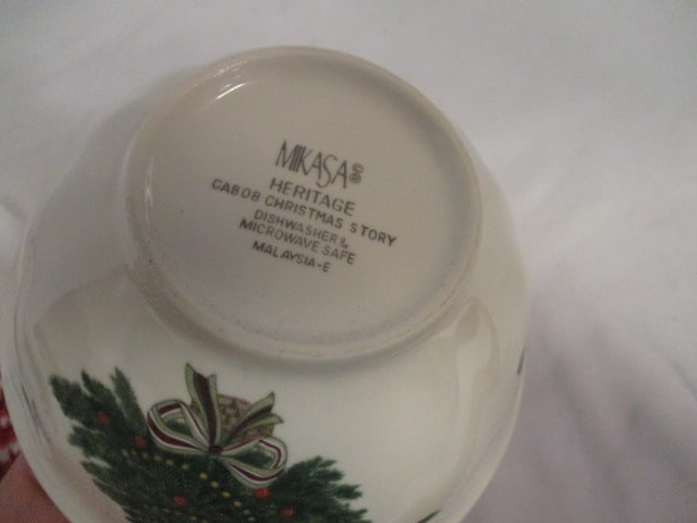 Sur La Table Holiday Tray, Nikko Tab Handle Christmas Tree Tray and Mikasa - 11