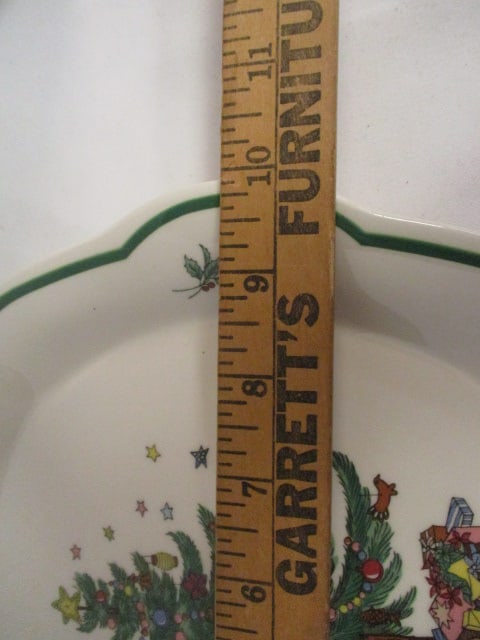 Sur La Table Holiday Tray, Nikko Tab Handle Christmas Tree Tray and Mikasa - 8