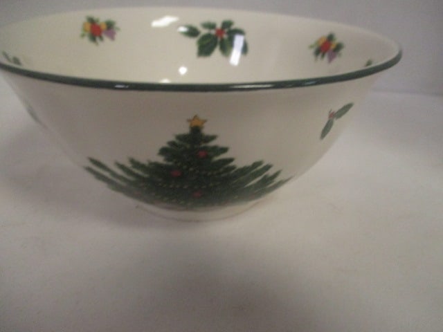 Sur La Table Holiday Tray, Nikko Tab Handle Christmas Tree Tray and Mikasa - 9