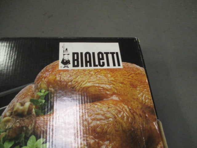Bialetti Extra Large Aluminum Electric Roaster in Original Box - 2