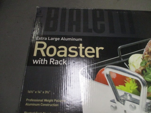 Bialetti Extra Large Aluminum Electric Roaster in Original Box - 3