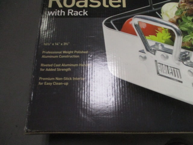 Bialetti Extra Large Aluminum Electric Roaster in Original Box - 4