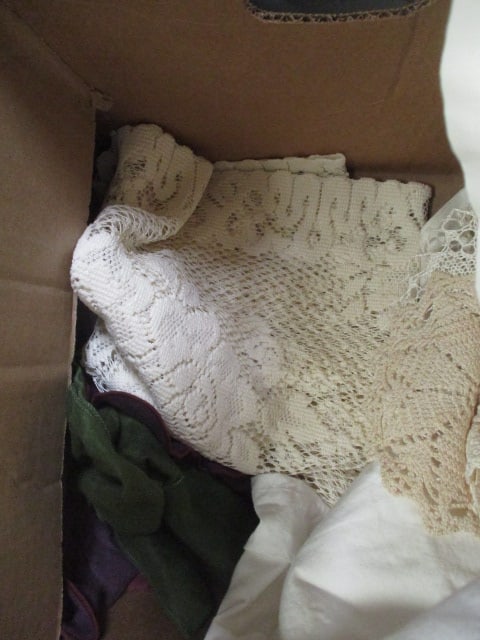 Handmade Lace Coverlet/Table Cloth - 4