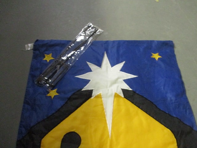 Nativity Scene Porch Flag and Garden Flag Pole/Spike - 2