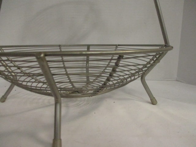 2 Tier Wire Fruit Basket Stand - 4
