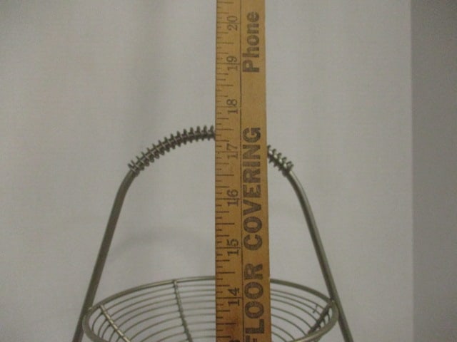 2 Tier Wire Fruit Basket Stand - 5