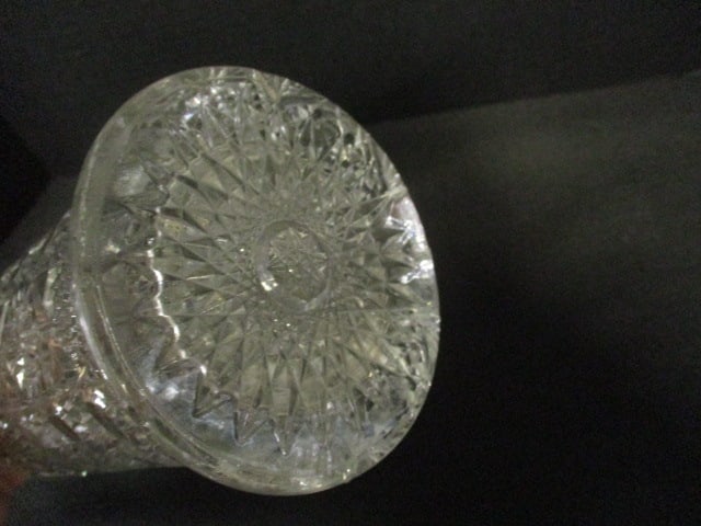 Hobstar Pressed Glass Pitcher - 5