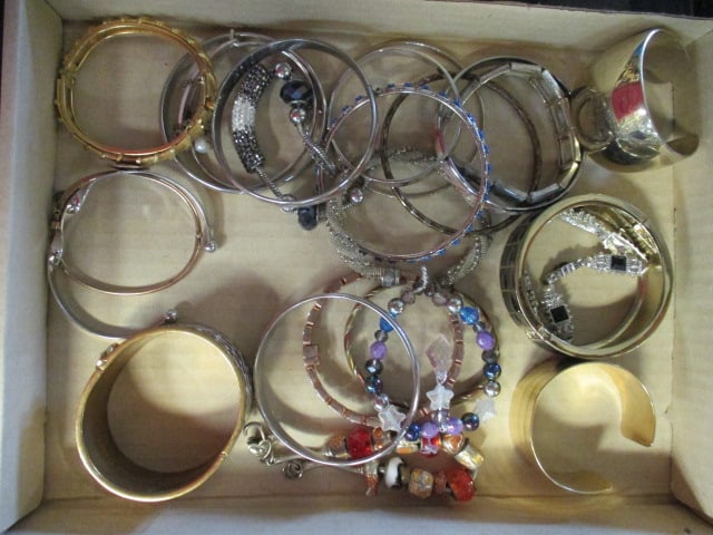 Grouping of Fashion Bracelets-Several Cuff Style (1 of 4)