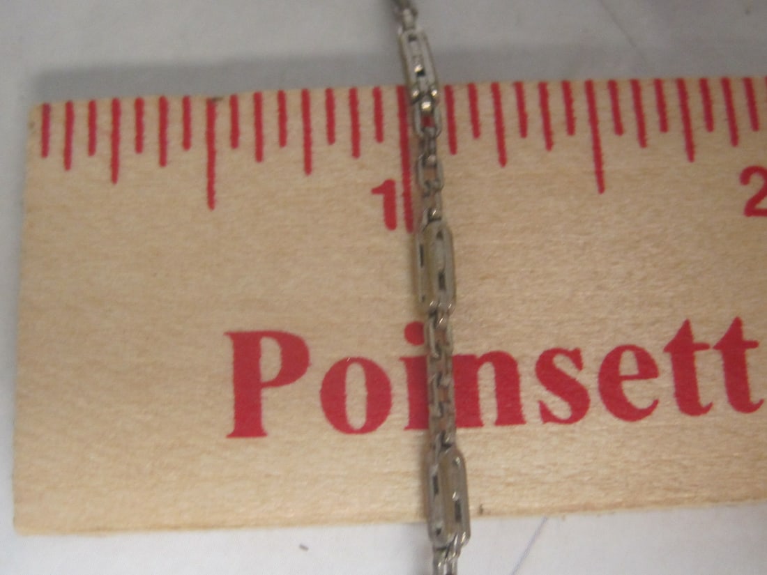 Antique "Radio" Silvertone Watch Chain - 5