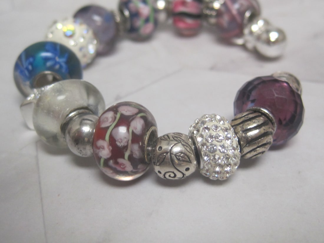 Beaded Cuff Bracelet - 5