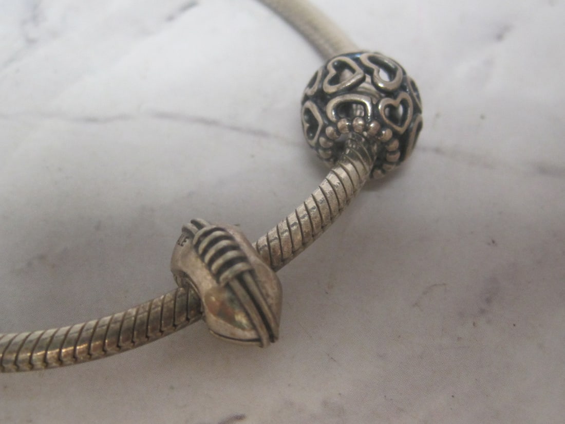 Sterling Silver Pandora Bracelet - 4