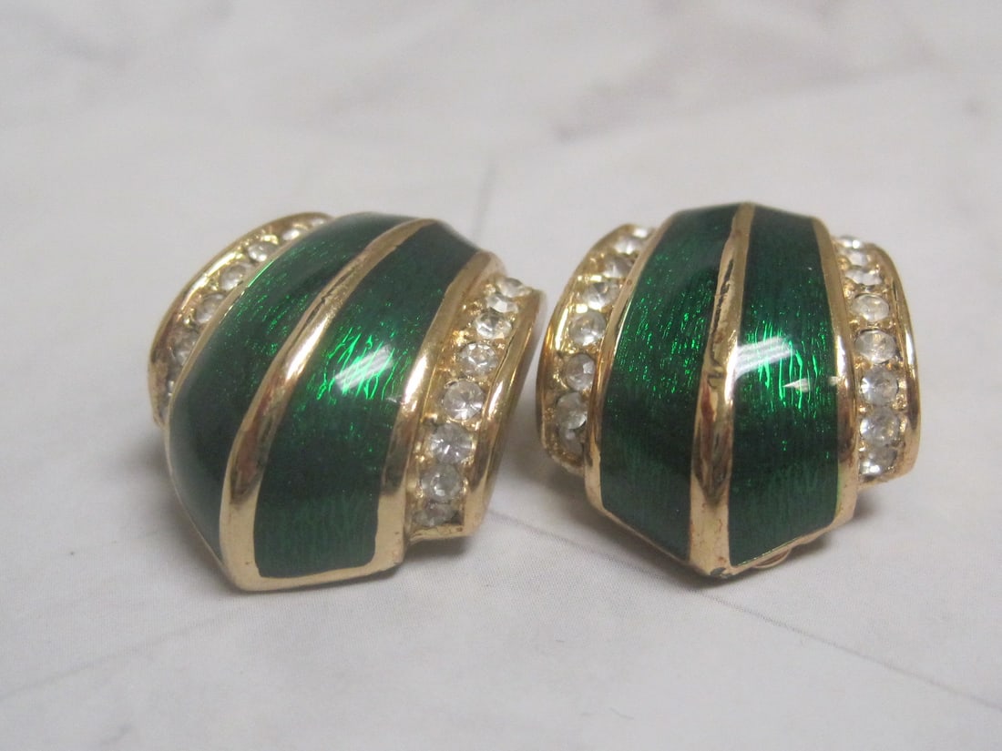 Christian Dior Goldtone Clip Earrings - 3