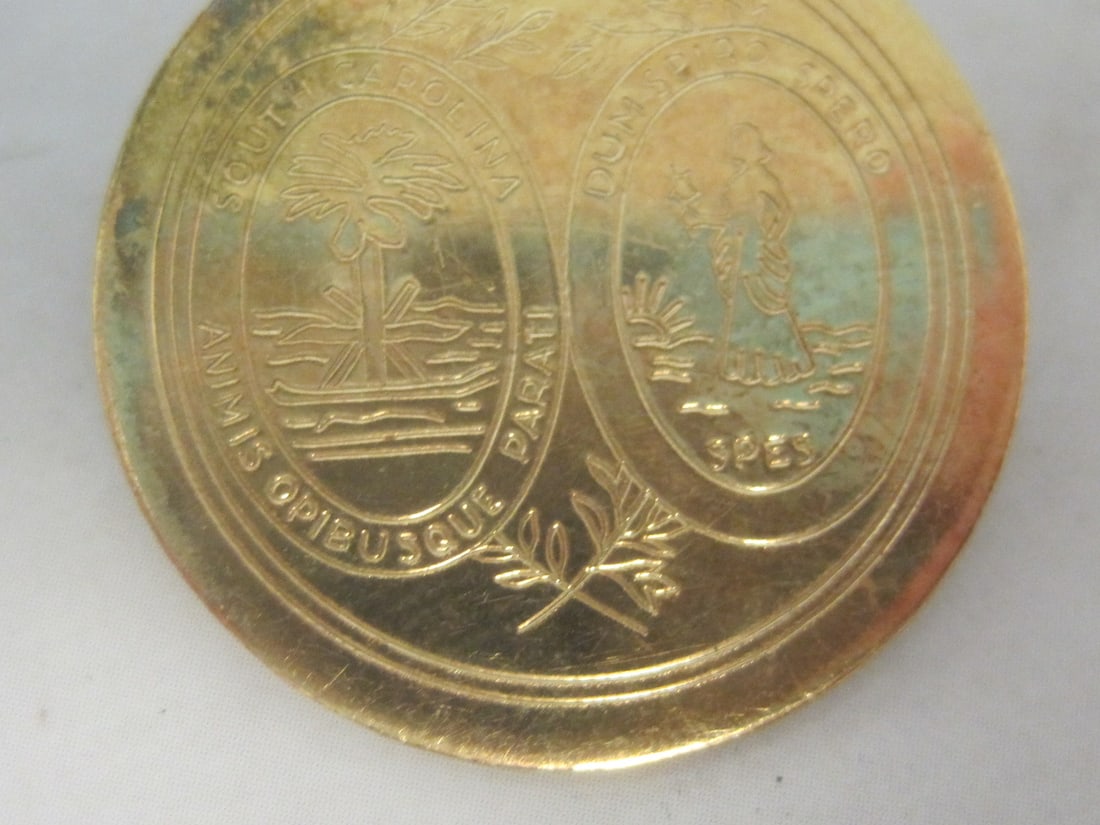 Vintage 1/20 12k Gold-Filled South Carolina Seal Pin - 3