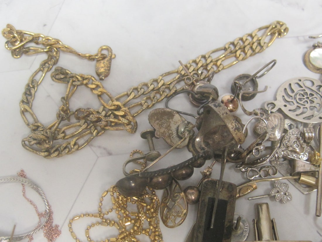 HUGE Scrap Lot of Sterling Silver- 189.3 grams! - 4