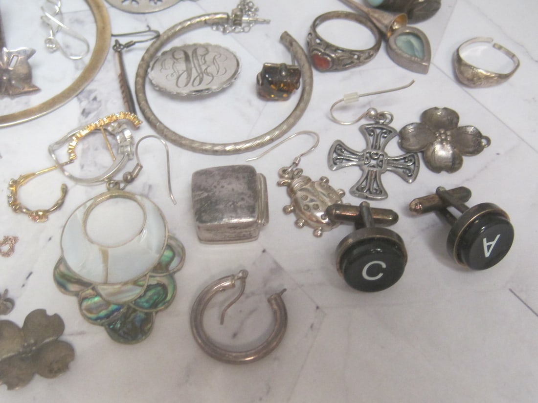 HUGE Scrap Lot of Sterling Silver- 189.3 grams! - 7