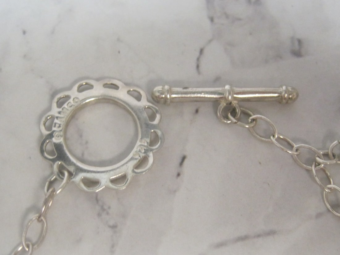 8" Sterling Silver "The Full Armor of God" Charm Bracelet - 5