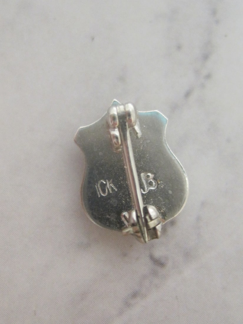 10k Gold REL Red Cross Lapel Pin - 3