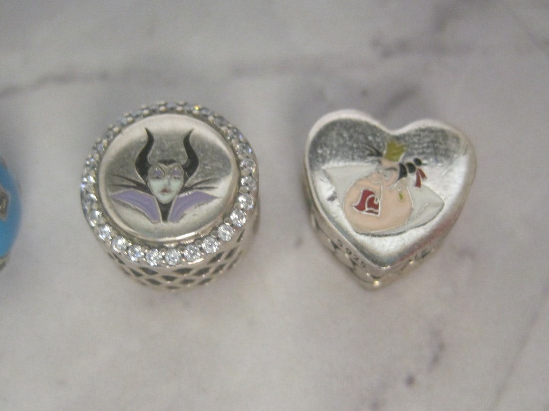 Lot of 7 Pandora Sterling Silver Disney Charms - 2