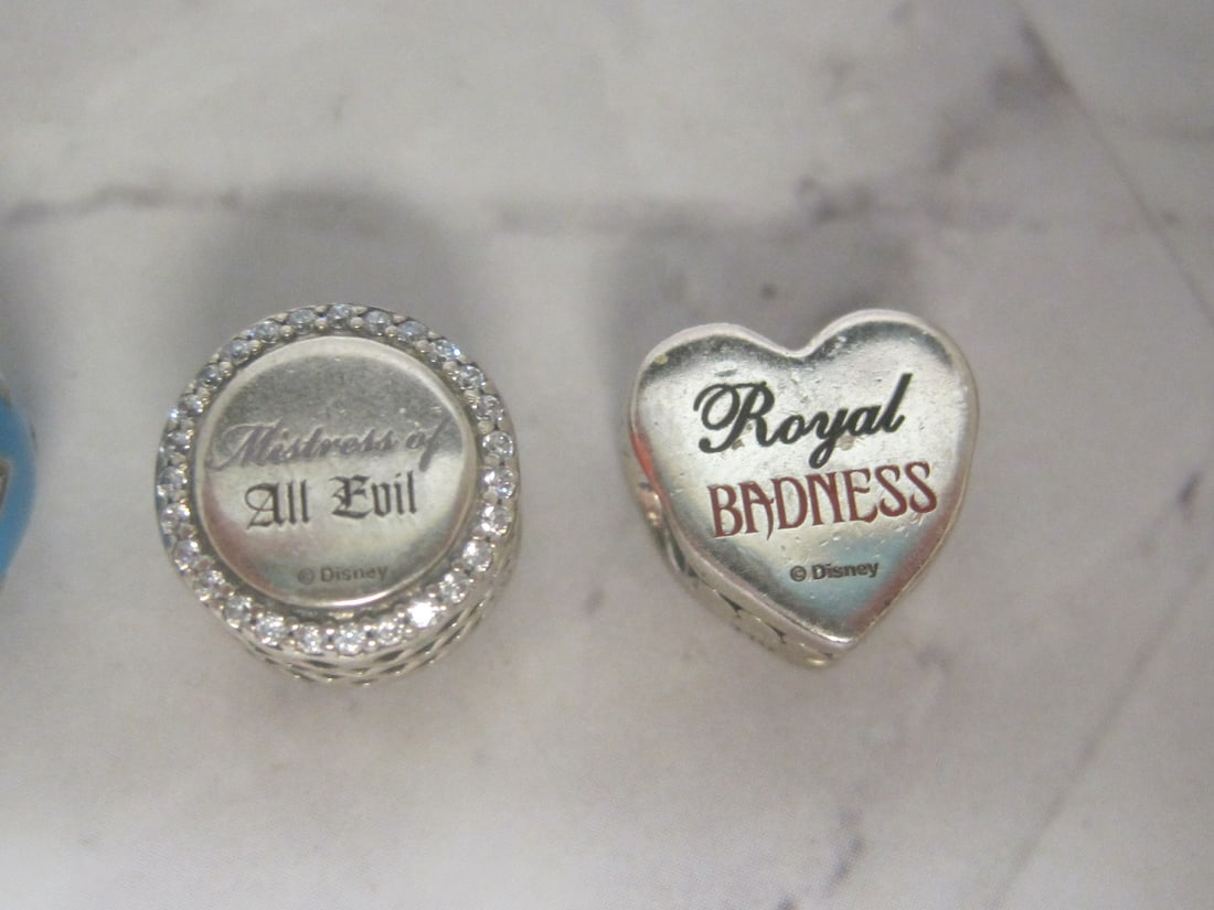 Lot of 7 Pandora Sterling Silver Disney Charms - 3