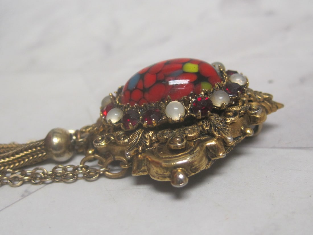 Rare Vintage Hattie Carnegie Brooch/Pendant - 4