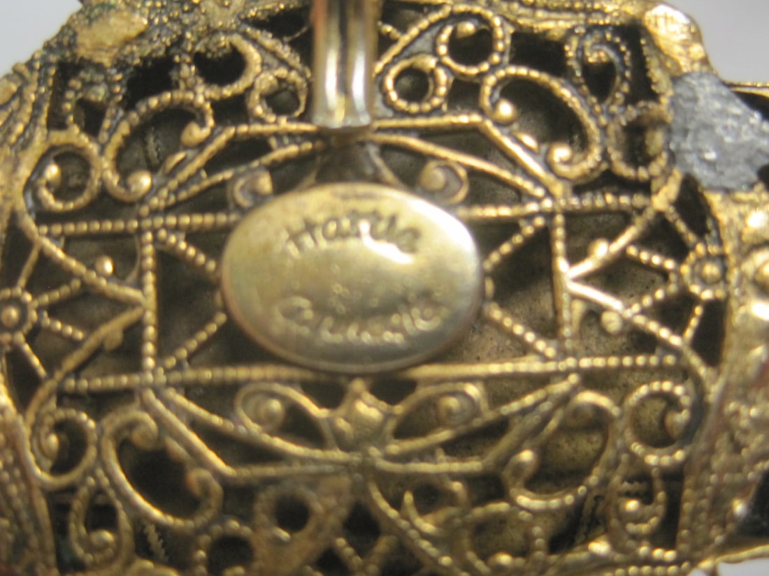 Rare Vintage Hattie Carnegie Brooch/Pendant - 7