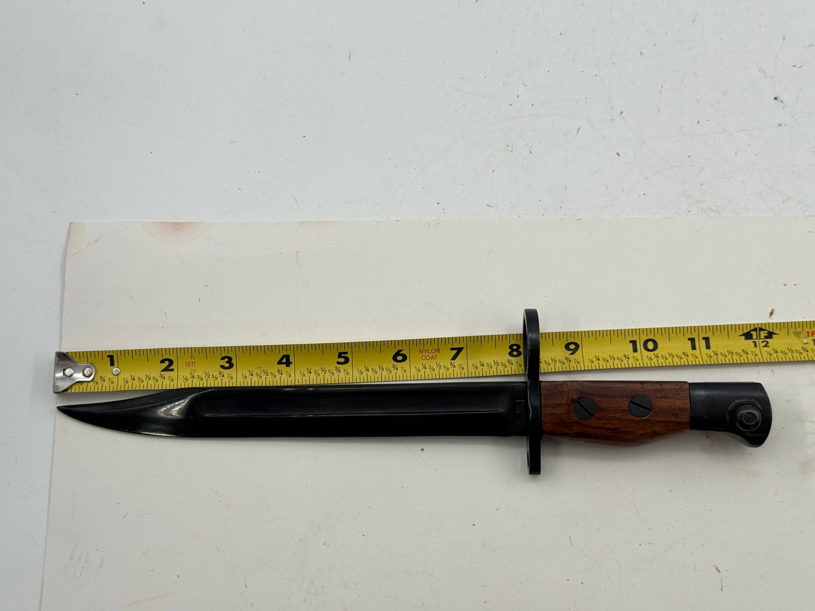 Excellent Ishapore 1A Short Bayonet by R.F.I. with Scabbard  - 7