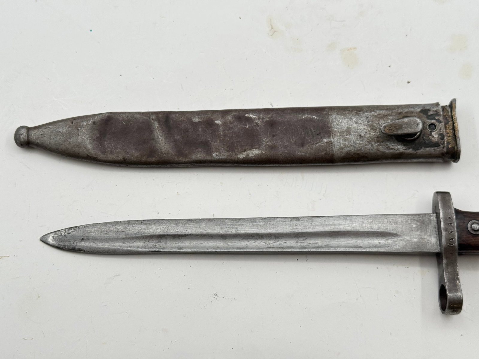 WWII Turkish Mauser Bayonet with Scabbard  - 3