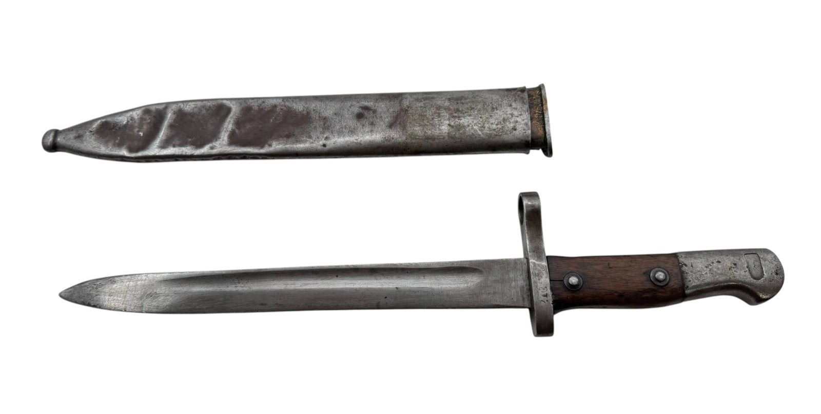 WWII Turkish Mauser Bayonet with Scabbard  - 4