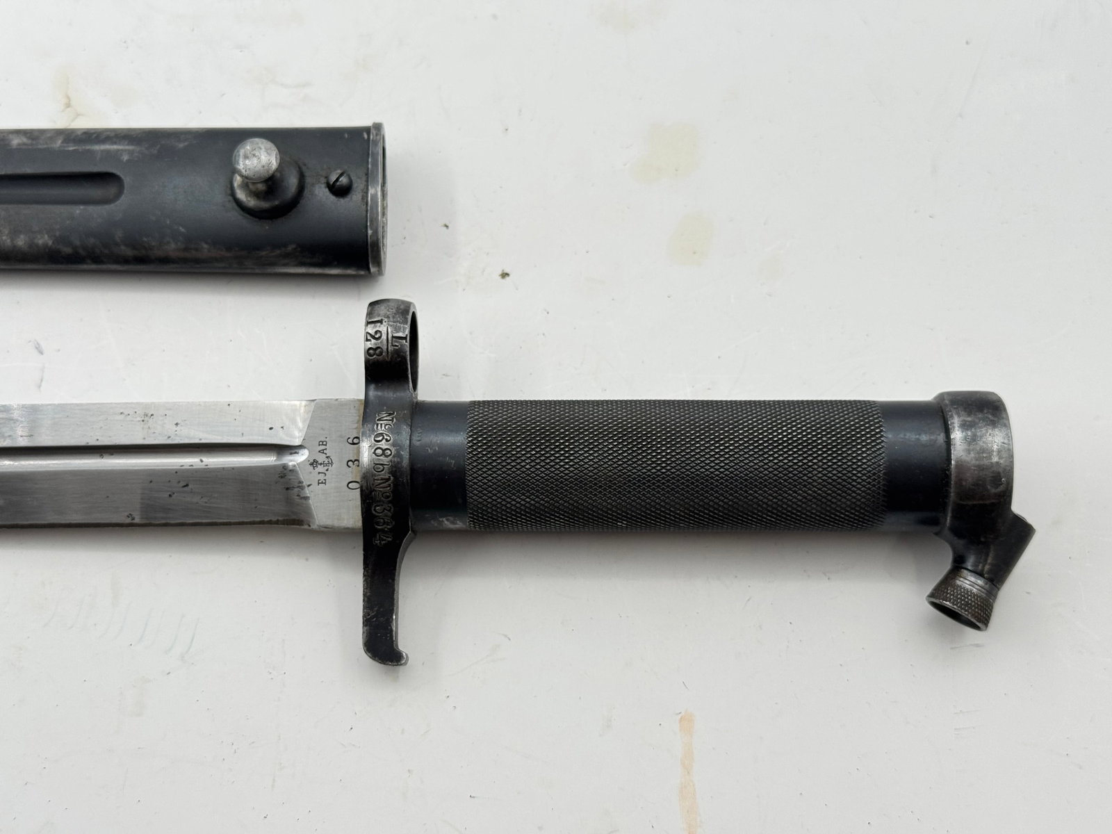 Swedish M1896 Unit Marked Bayonet & Scabbard - 2