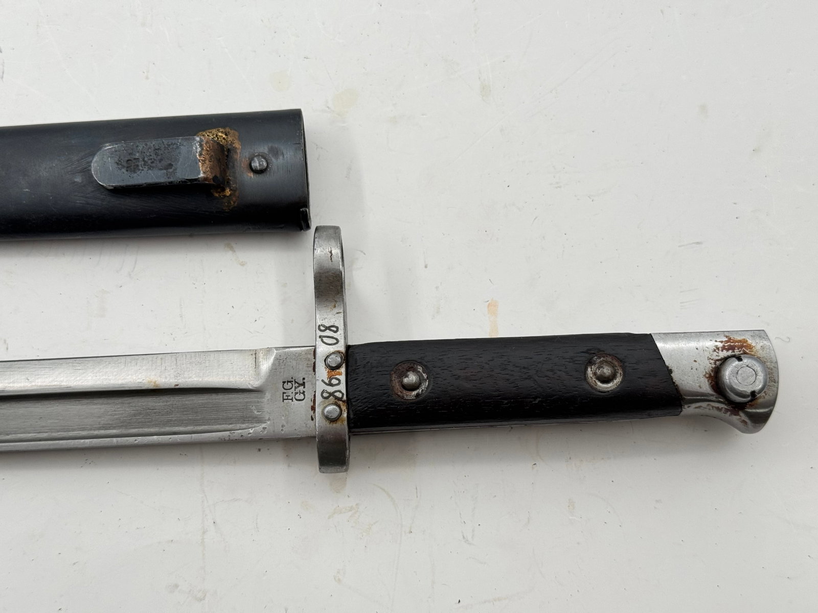 Austro-Hungarian Mannlicher M1895 Bayonet with Scabbard - 2