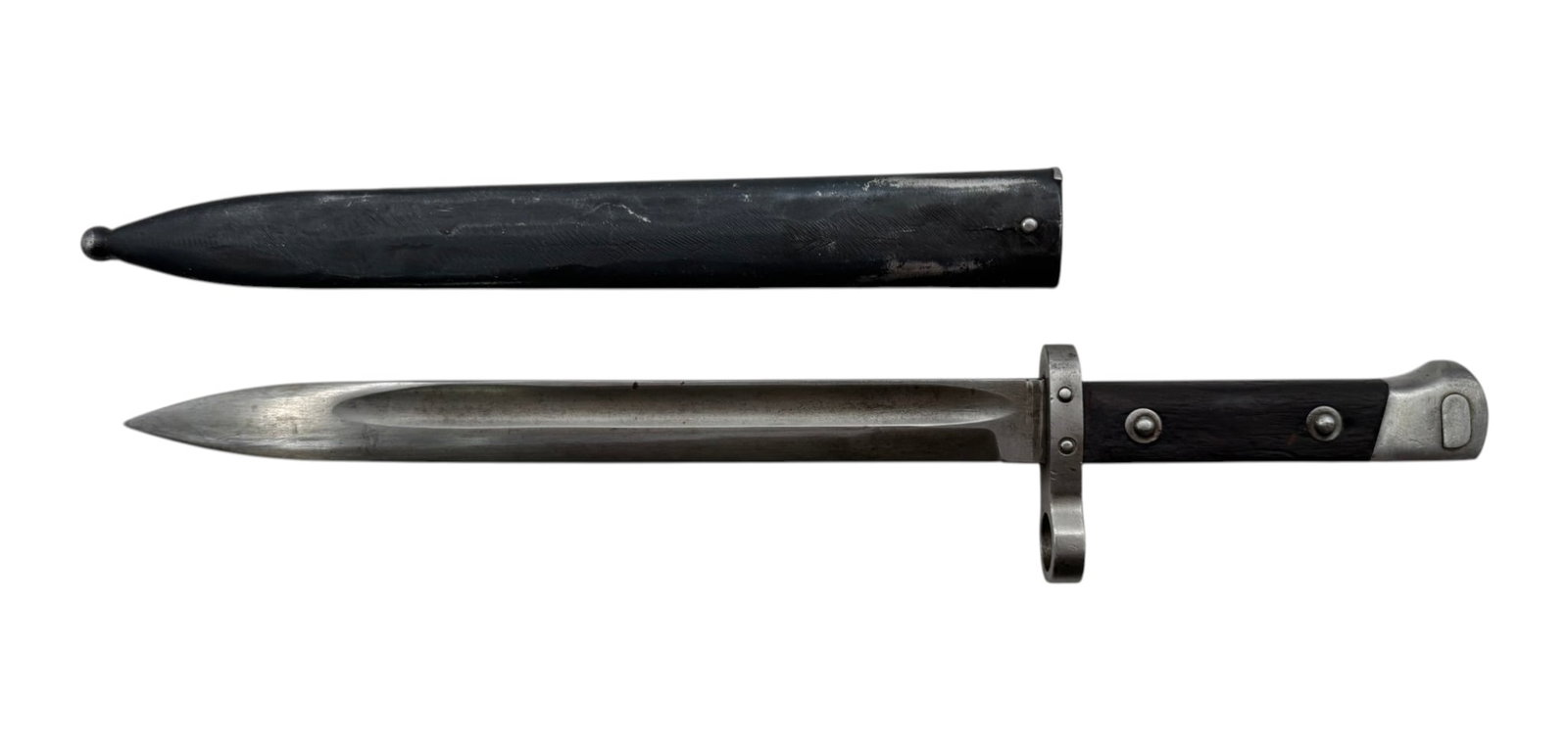 Early Imperial Eagle Marked Austro-Hungarian Mannlicher M1895 Bayonet with Scabbard - 4