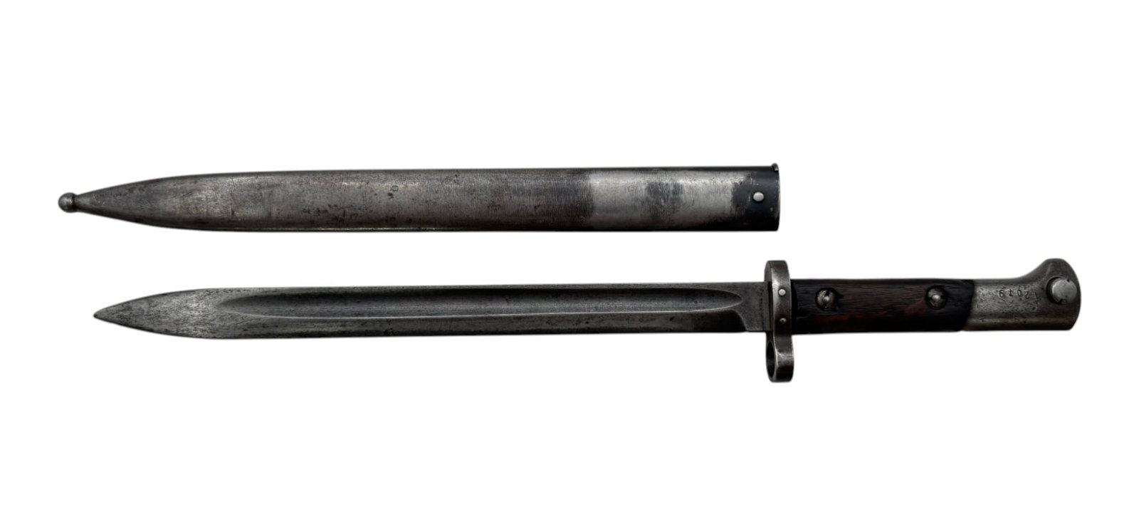 WWII Romanian VZ-24 Bayonet with Scabbard marked “945” - 4
