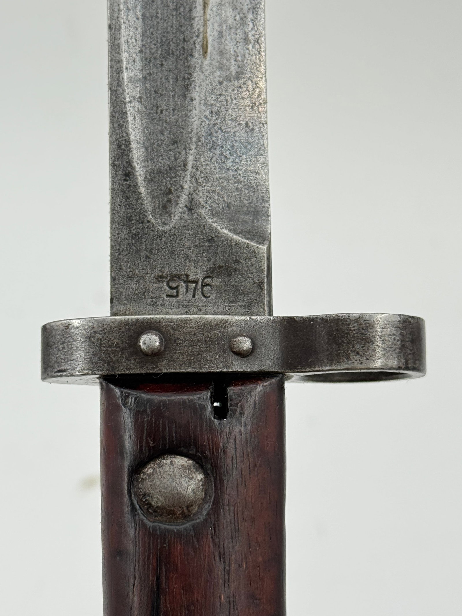 WWII Romanian VZ-24 Bayonet with Scabbard marked “945” - 7
