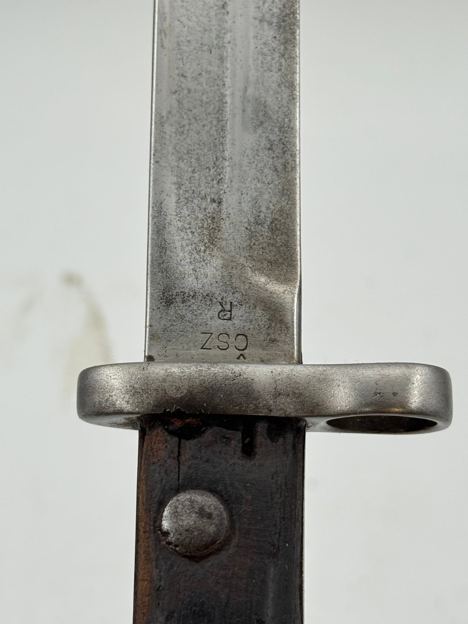 Pre-WWII Contract Romanian VZ-24 Bayonet with Scabbard marked “CSZ/R” - 7