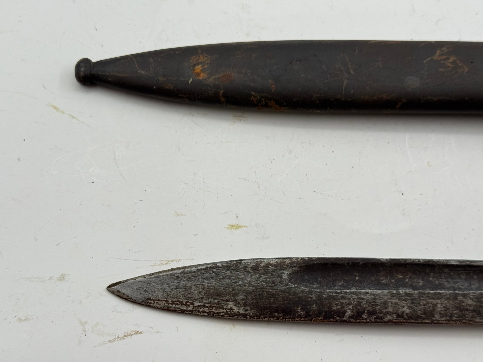 1939 WWII German K98 Bayonet by J. Sch with Scabbard & Frog - 4